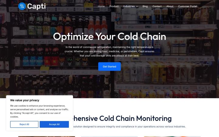 Screenshot of capti.io