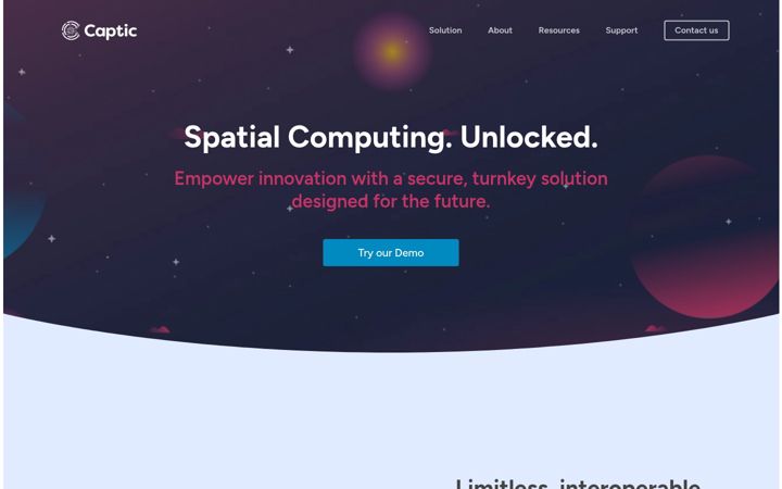 Screenshot of captic.io