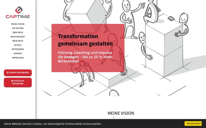 Screenshot of captime.de