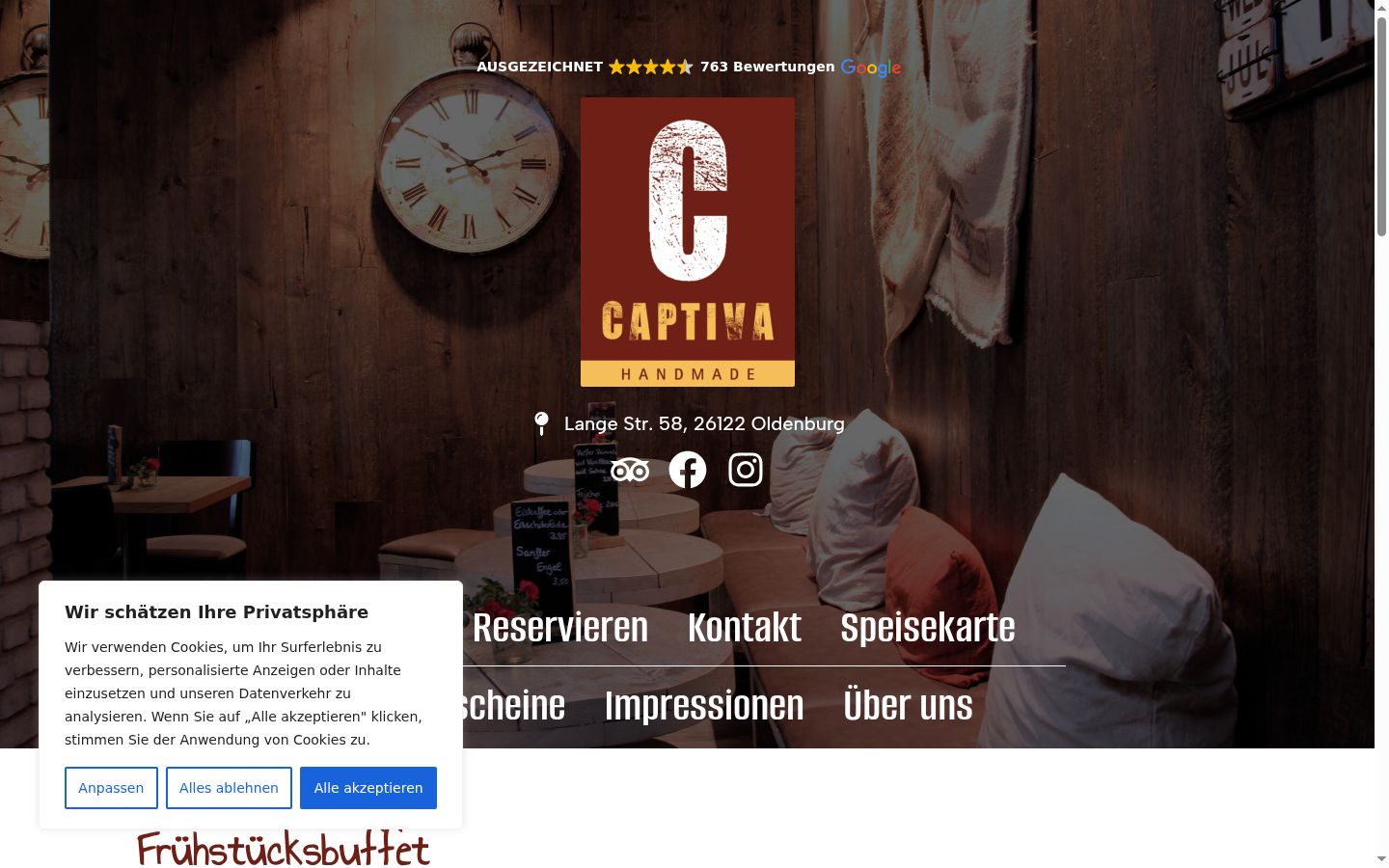Screenshot tal-banner tal-kunsens muri qabel kwalunkwe interazzjoni