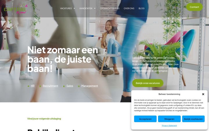 Screenshot του captiva.nl