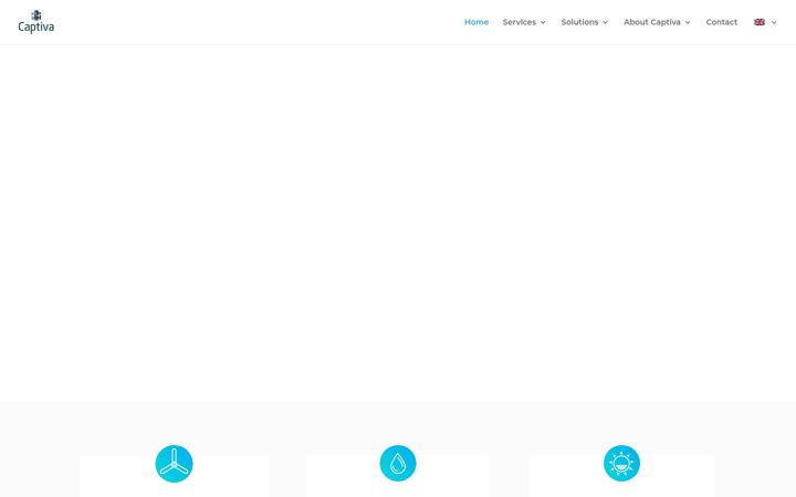 Screenshot of captiva.no