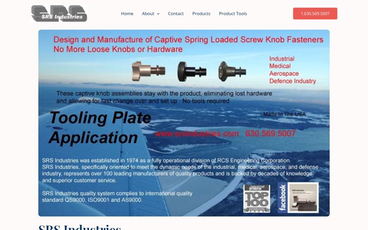 Screenshot of captivefastener.net