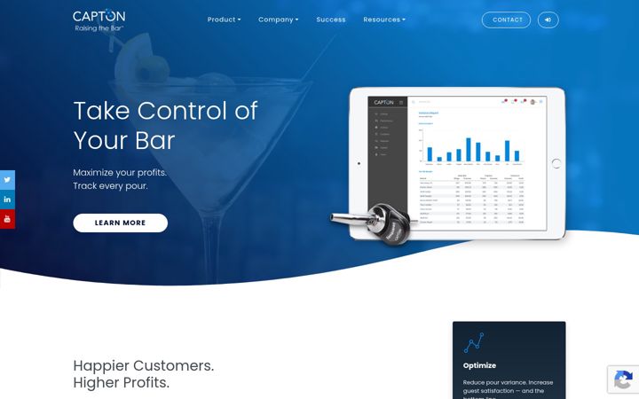 Screenshot of captoninc.com