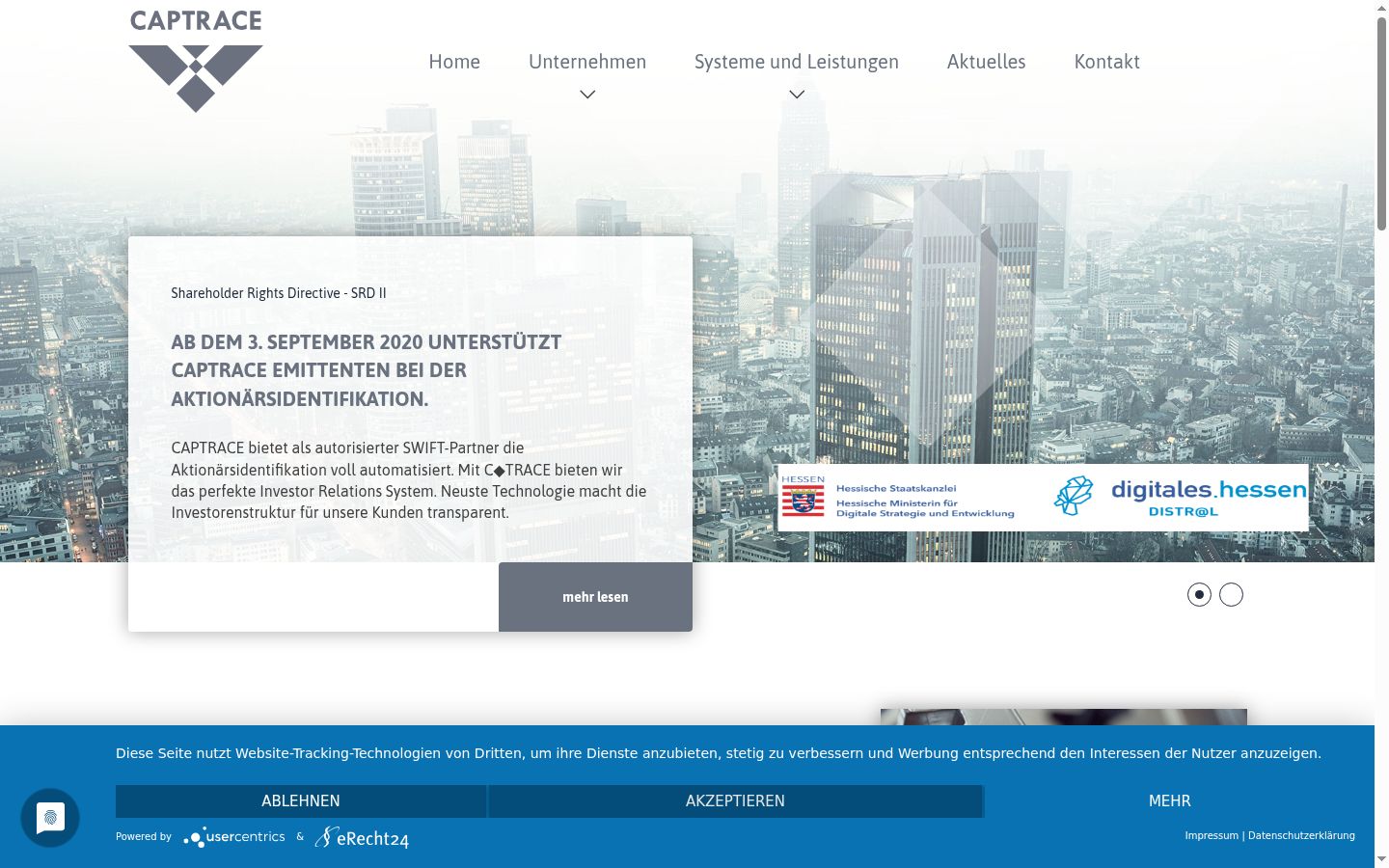 Screenshot tal-banner tal-kunsens muri qabel kwalunkwe interazzjoni