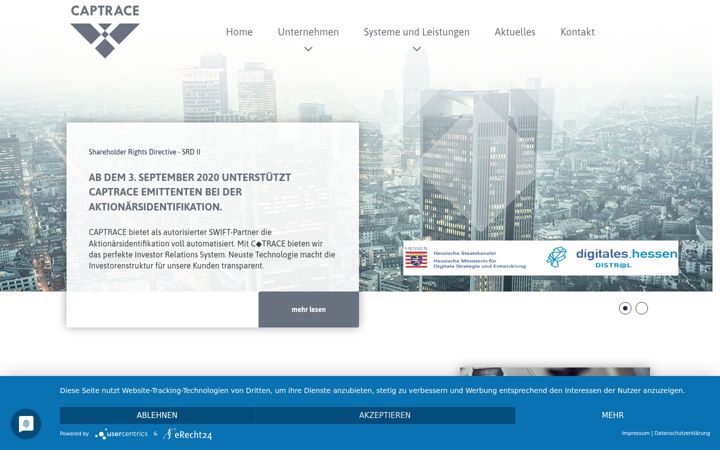 Screenshot ta' captrace.de