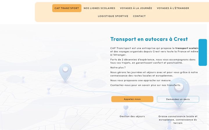 Screenshot of captransport-autocars.fr