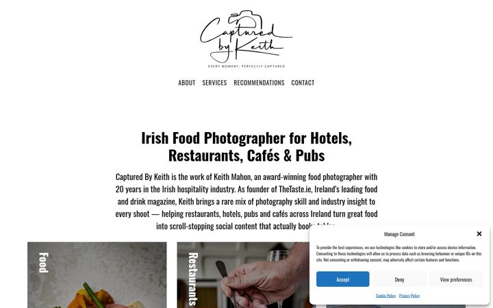 Screenshot di capturedbykeith.ie