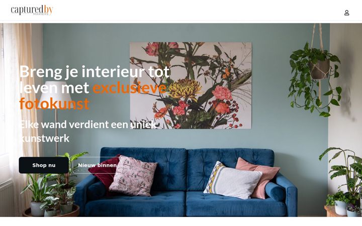 Screenshot of capturedbymarieke.com