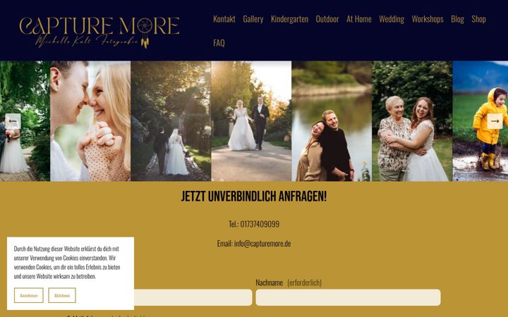 Screenshot of capturemore.de