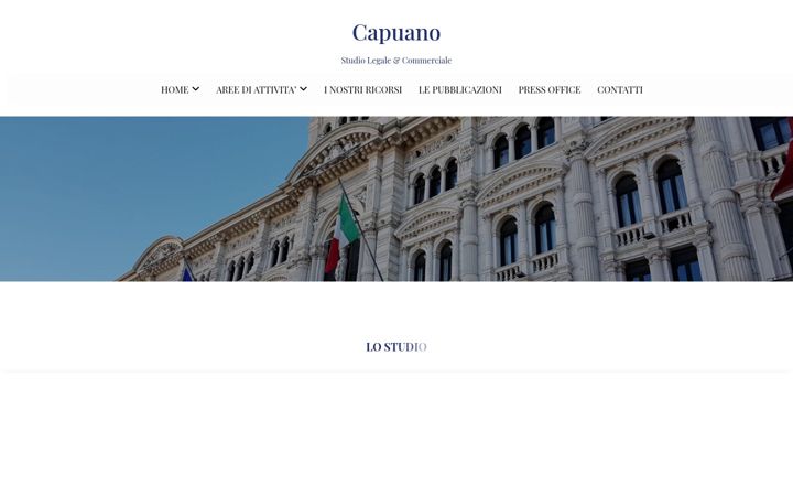 Screenshot of capuano.legal