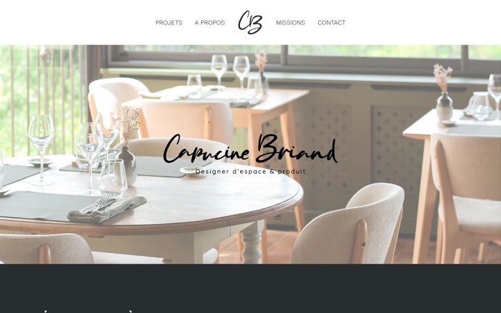 Screenshot of capucinebriand.fr