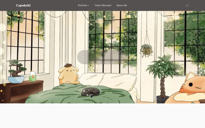 Screenshot of capukeki.com