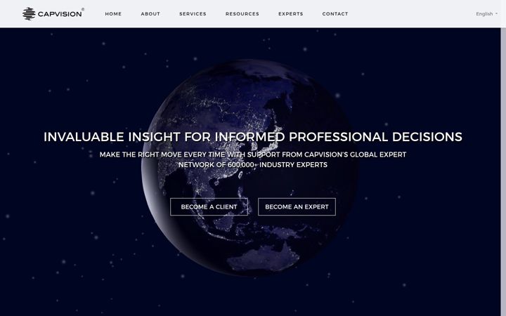 Screenshot of capvision.com