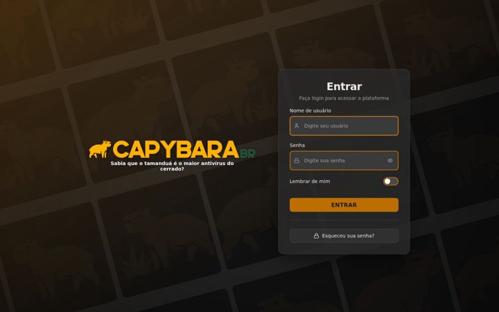 Screenshot of capybarabr.com