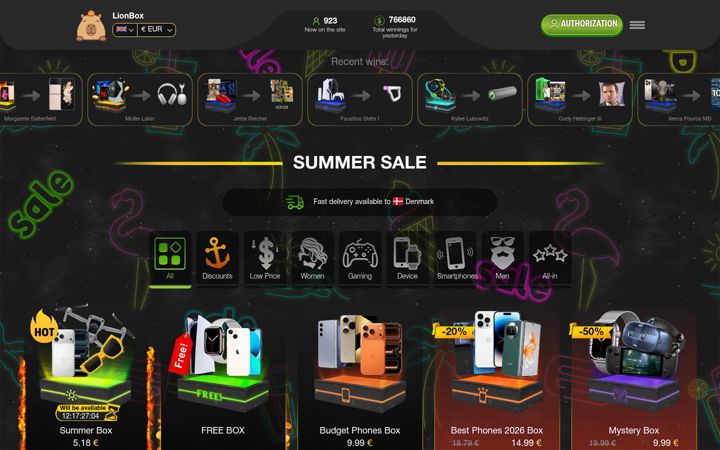 Screenshot of capybox.ru