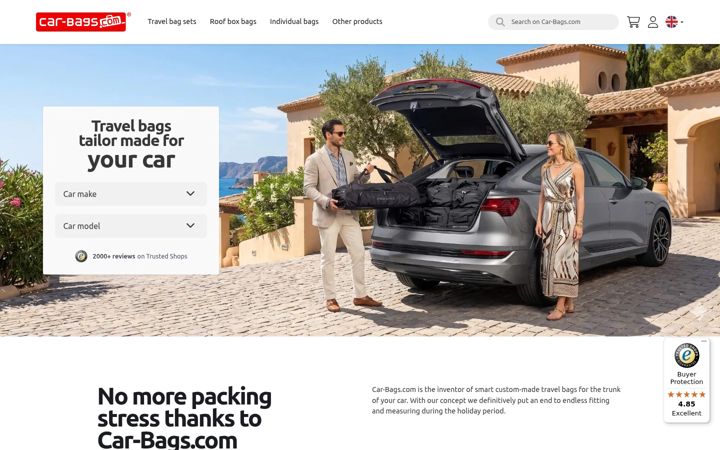 Screenshot of car-bags.com