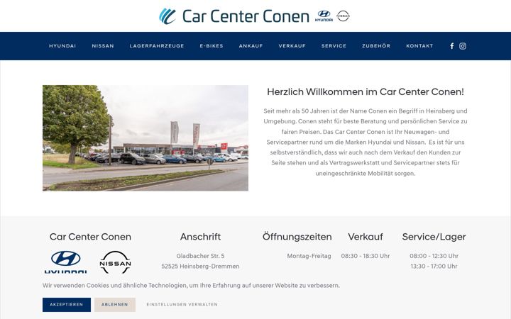 Screenshot of car-center-conen.de