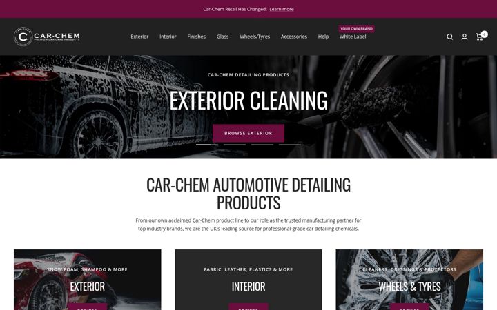 Screenshot of car-chem.com