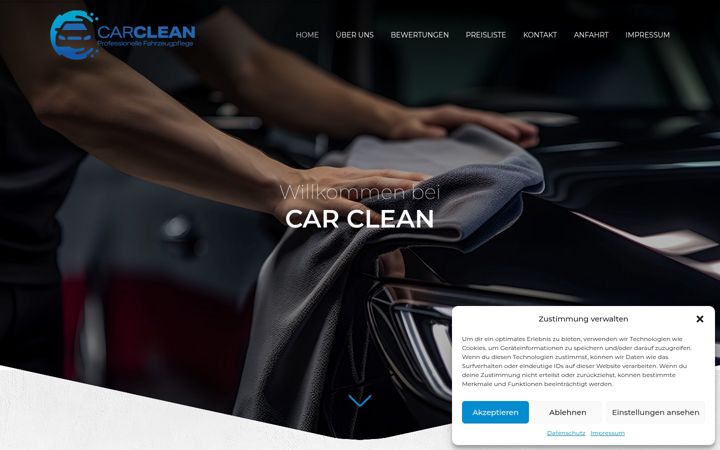Screenshot of car-clean-online.de