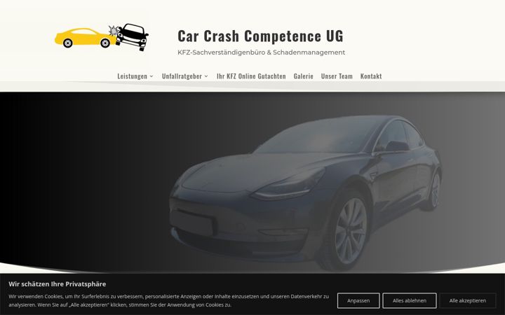 Screenshot of car-crash-competence.de