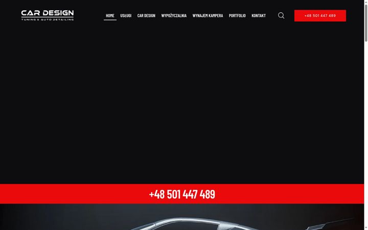 Screenshot stránky car-design.pl