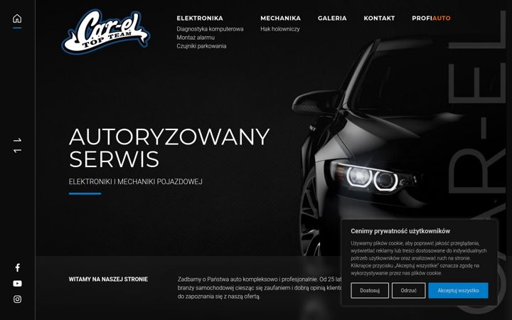 Screenshot of car-el.pl