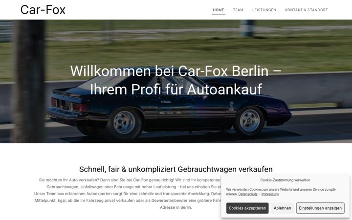 Screenshot ta' car-fox.de