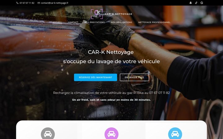 Screenshot of car-k-nettoyage.fr