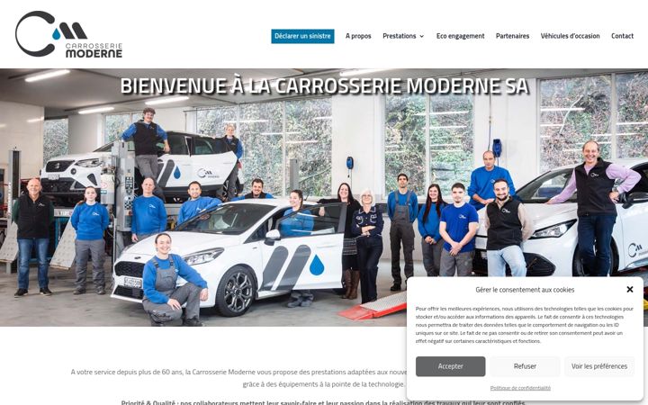 Screenshot of car-moderne.ch