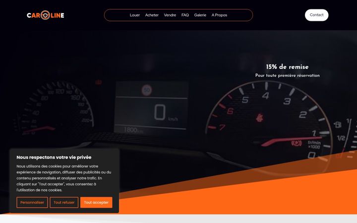 Екранна снимка на car-o-line.fr