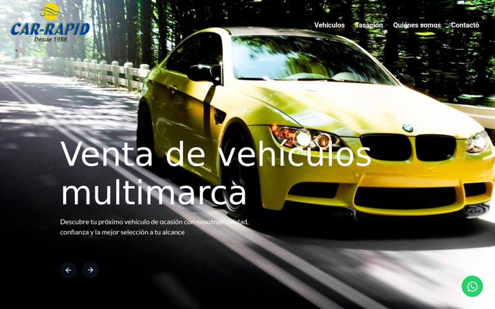 Screenshot of car-rapid.com