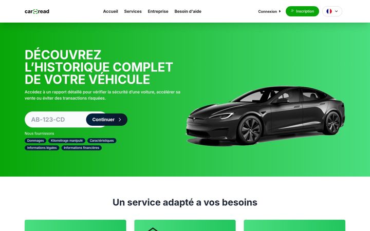 Screenshot of car-read.com