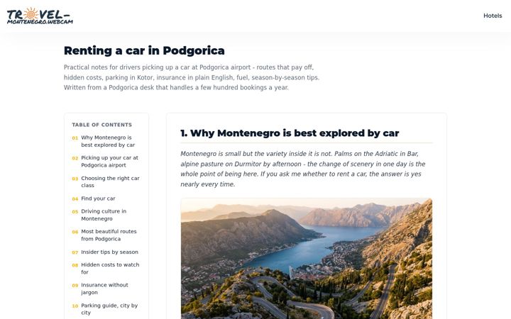 Screenshot of car-rental-in-podgorica-airport.com