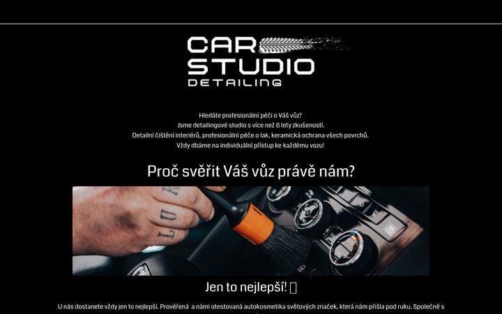 Screenshot of car-studio.cz