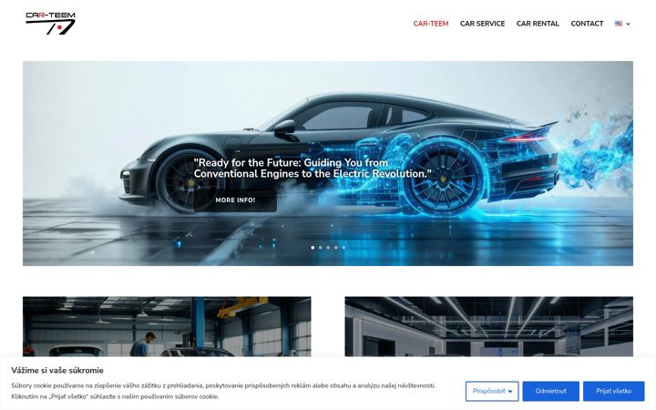 Screenshot of car-teem.sk