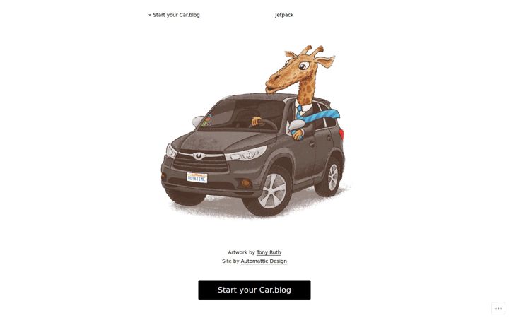 Screenshot of car.blog