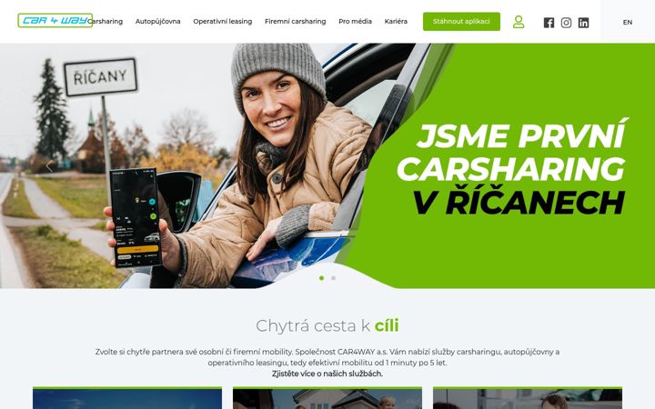Screenshot ta' car4way.cz