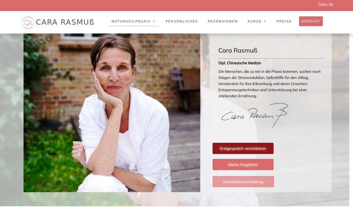 Screenshot ta' cara-rasmuss.de