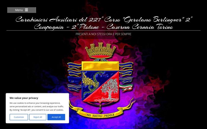 Screenshot of carabinieriausiliari227.net