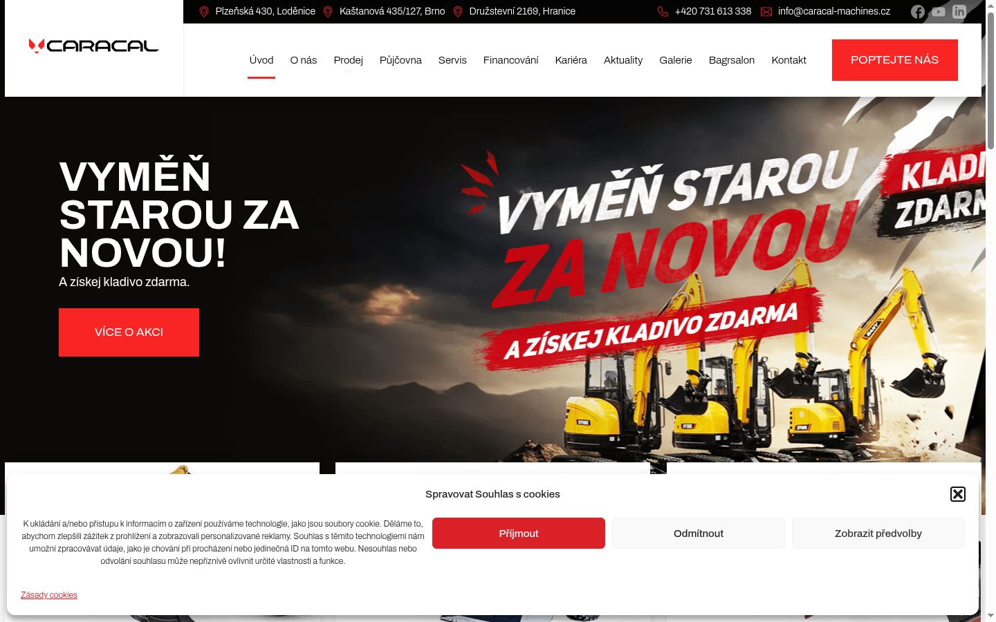 Snímka obrazovky banera súhlasu zobrazeného pred akoukoľvek interakciou
