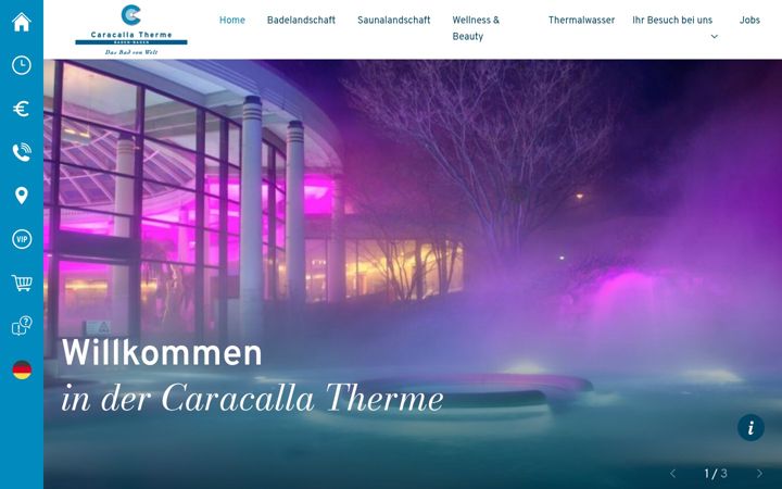 Screenshot of caracalla.de