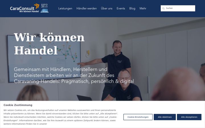 Screenshot of caraconsult.de