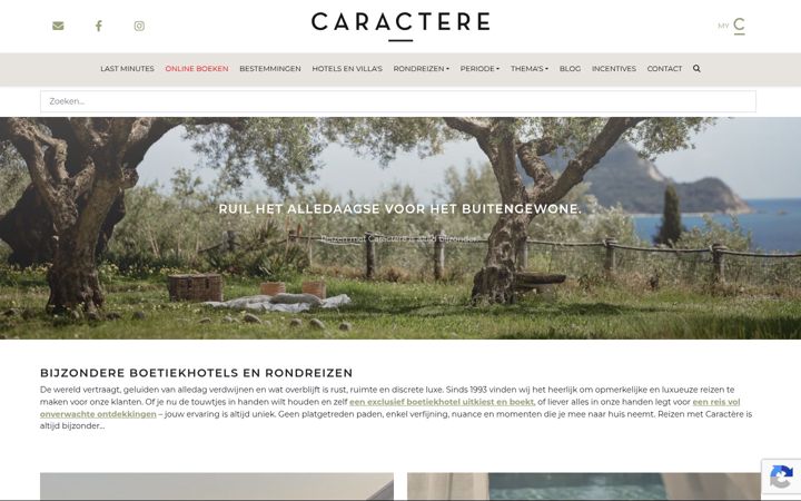 Screenshot of caracterereizen.nl