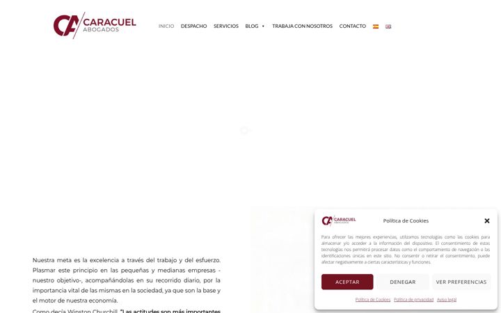 Screenshot of caracuel-abogados.com