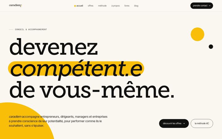 Screenshot of caradiem.fr