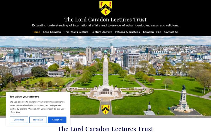 Screenshot of caradon-trust.org.uk