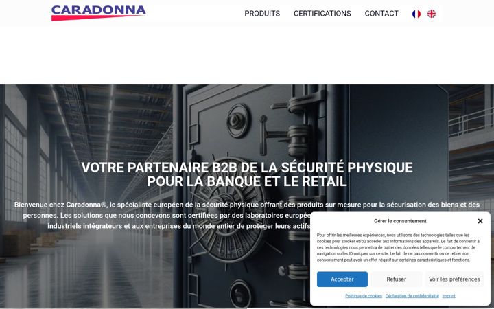 Screenshot of caradonna.pt