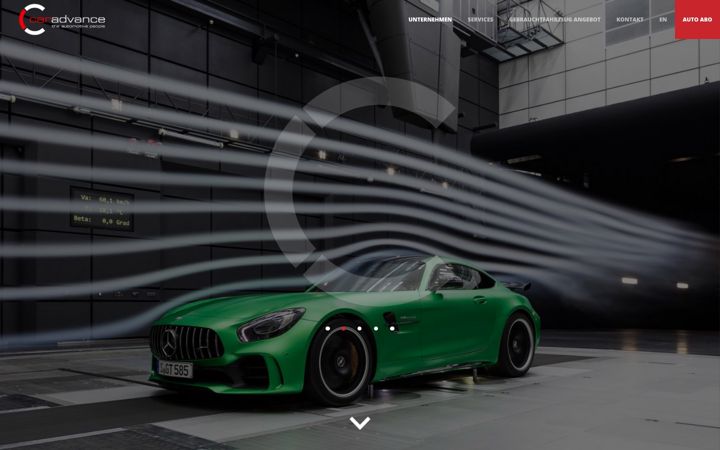 Screenshot of caradvance.de