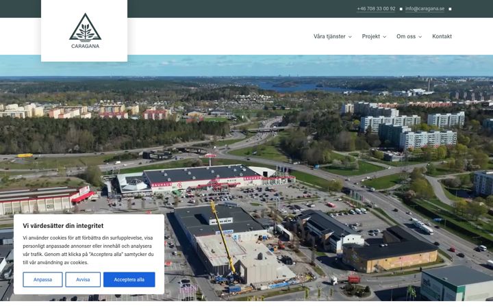 Screenshot of caragana.se